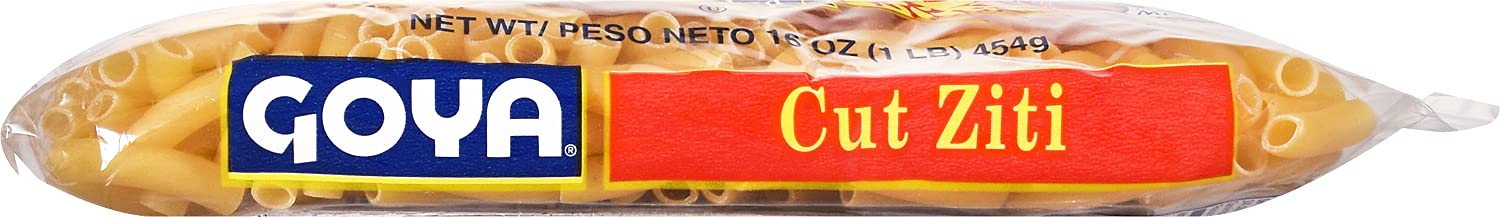 Goya Foods Cut Ziti Pasta, 16-Ounce