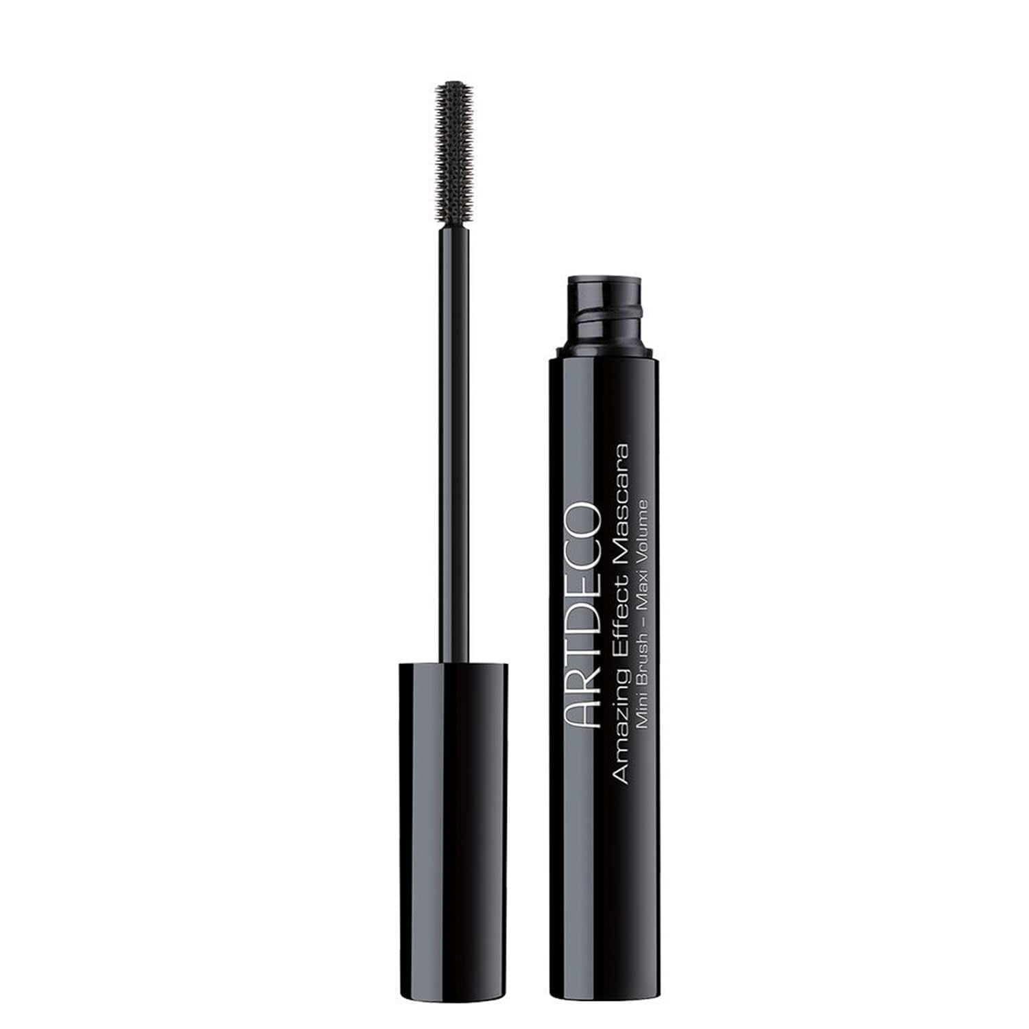 ARTDECO Amazing Effect Mascara – mini brush adds astonishing volume to lashes - extra-precise application - small brush reaches even the very corners of the eye - vegan eye makeup - 0.21 Fl Oz