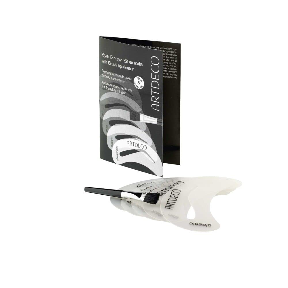 EYE BROW stencils with brush applicator