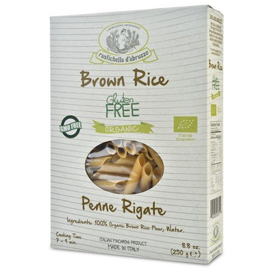 Rustichella d'Abruzzo Organic Gluten Free Brown Rice Penne Rigate - 8.8 oz