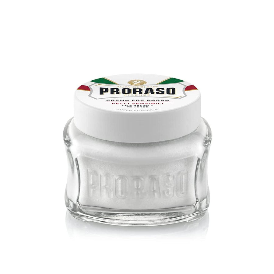 Proraso Pre-Shave Conditioning Cream for Men, Sensitive Skin Formula with Oatmeal and Green Tea, 3.6 Ounce (Pack of 1)