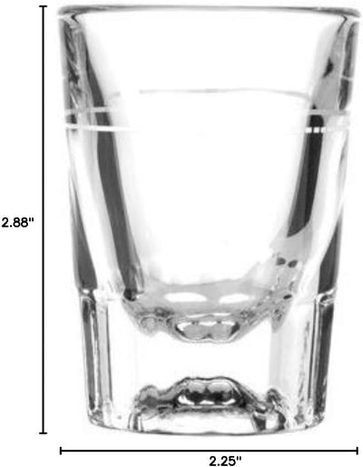 Shot Whiskey 2 oz with 1 oz Line