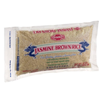 Dynasty Jasmine Brown Rice, 2 lb bag, Allergens not contained