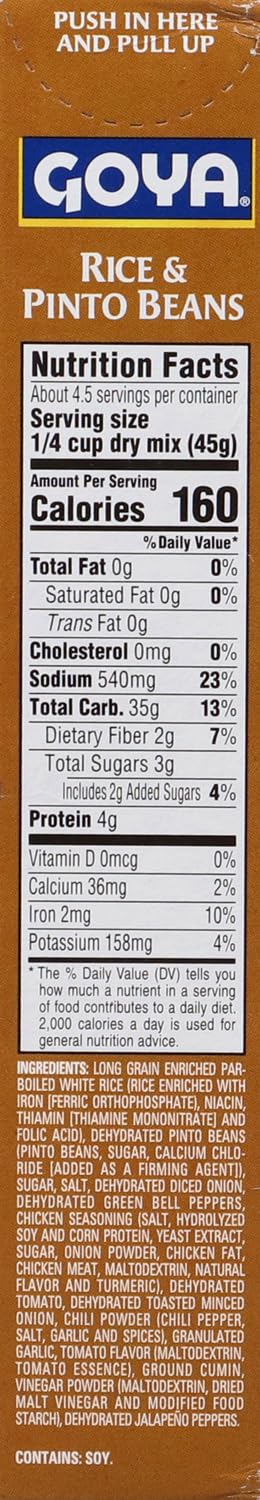 Goya Foods Rice and Pinto Beans, 8-Ounce