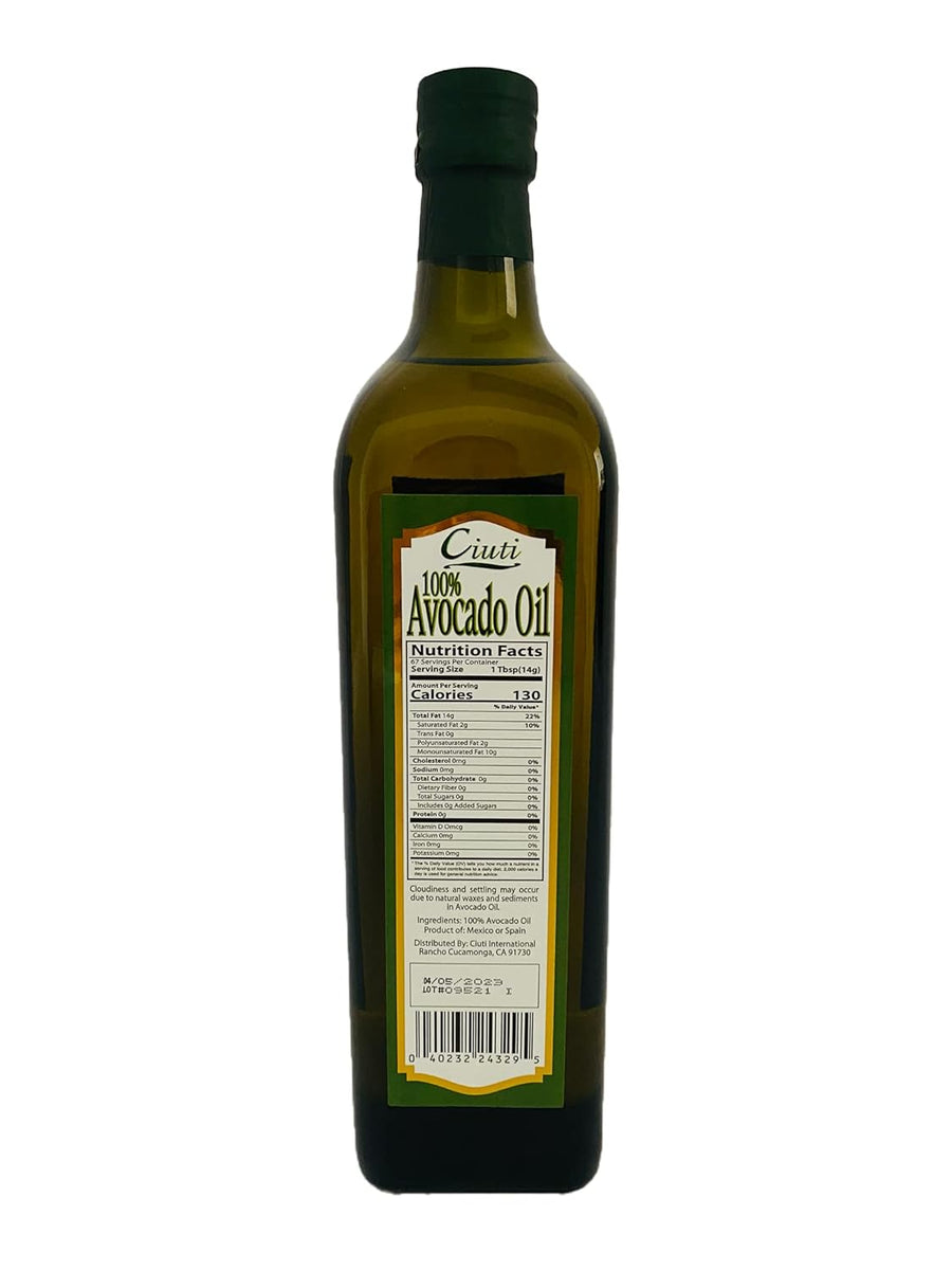 Ciuti 100% Pure Avocado Oil