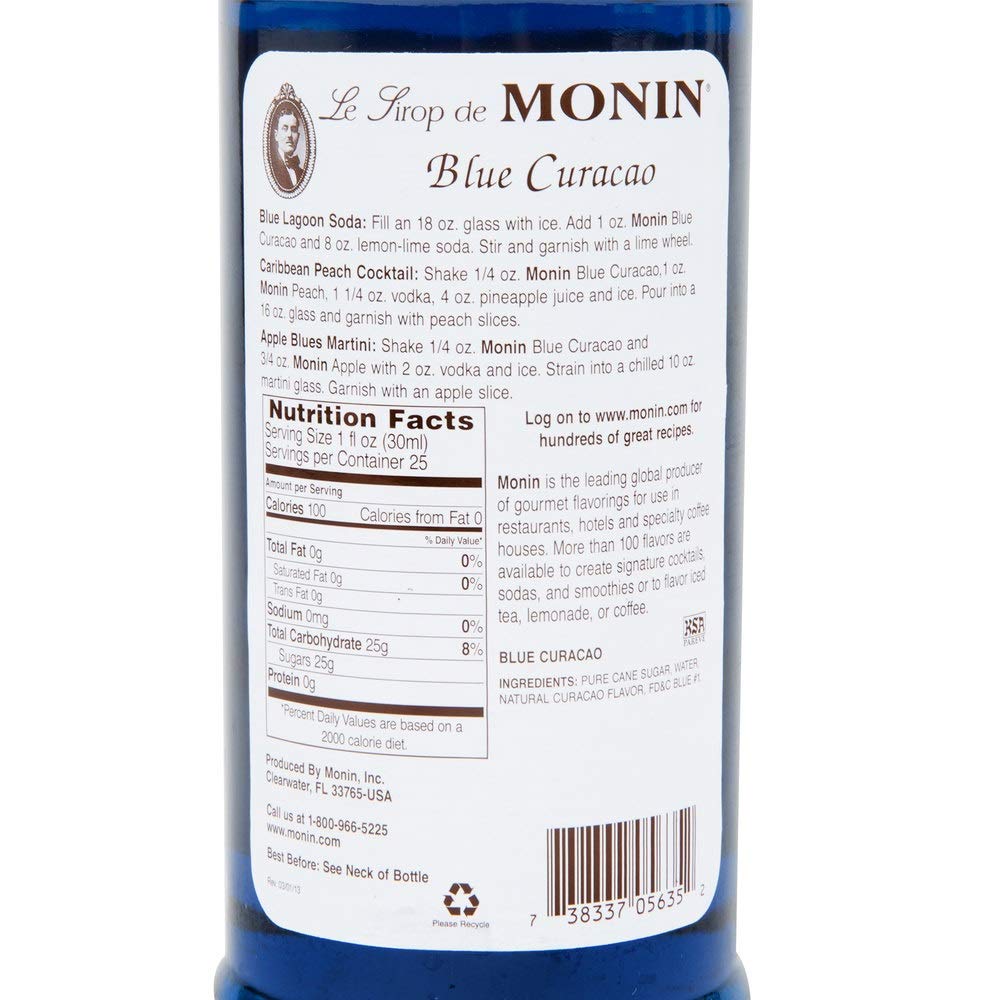 Monin Blue Curacao Syrup