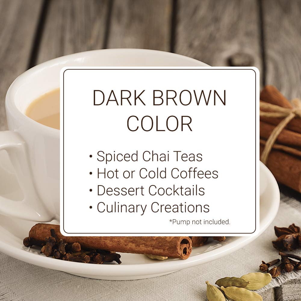 Monin - Chai Tea Concentrate, Spiced Green Tea Flavor, Natural Flavors, Great for Spiced Chai Teas, Coffee Drinks, Dessert Cocktails, and Other Culinary Creations, Non-GMO, Gluten-Free (1 Liter)