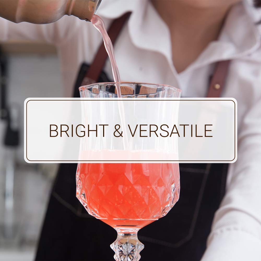 Monin - Grenadine Syrup, Delightfully Sweet, Natural Flavors, Great for Cocktails, Mocktails, Sodas, and Smoothies, Non-GMO, Gluten-Free (750 ml)