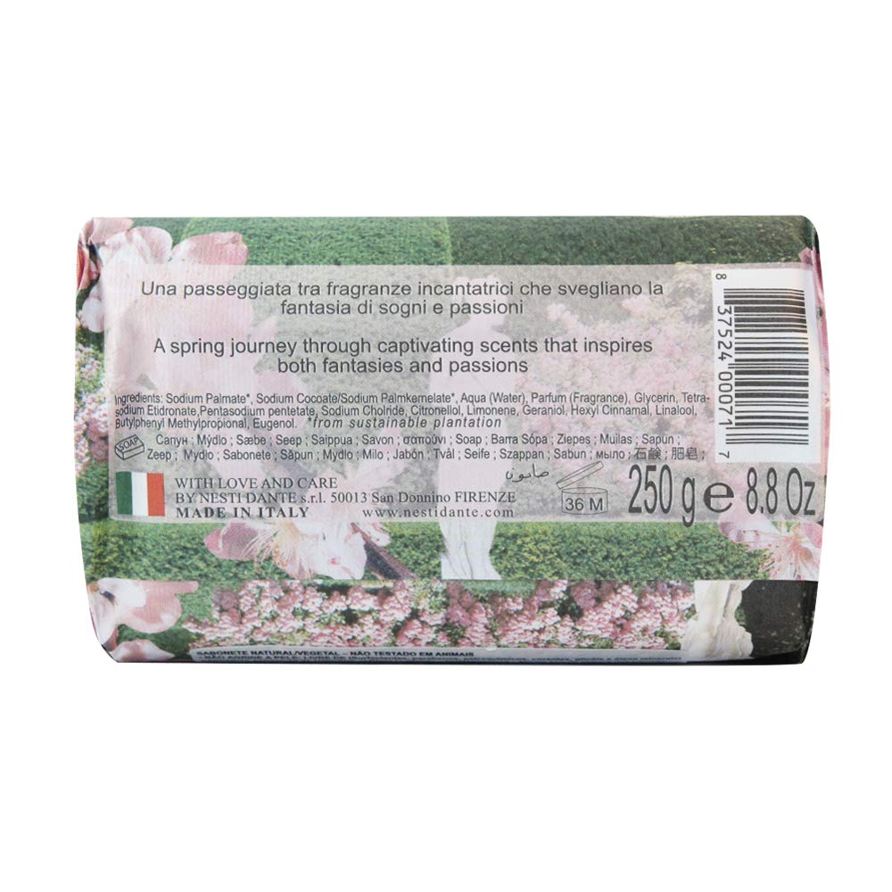 Nesti Dante Emozioni In Toscana Natural Soap, Garden In Bloom, 8.8 Ounce