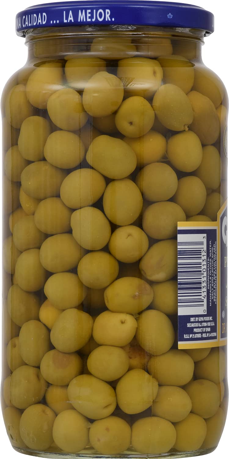 Goya Perdigon Manzanilla Spanish Olives, 20 Ounce