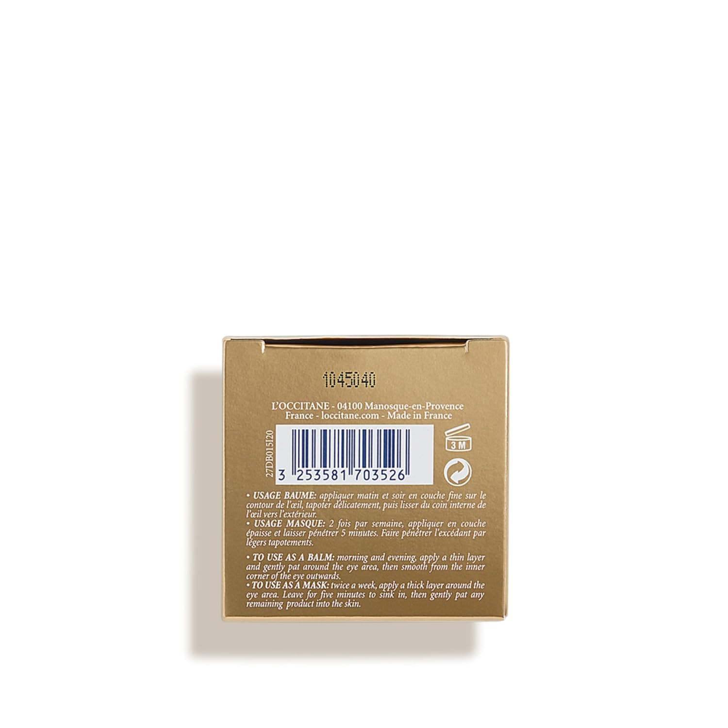 L’OCCITANE Immortelle Divine Eye Balm 0.50 oz