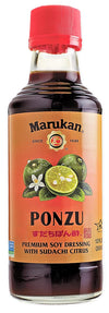 Marukan Ponzu Sudachi Soy Citrus Dressing (brown label), 12 Ounce Glass Bottle (Pack of 1)