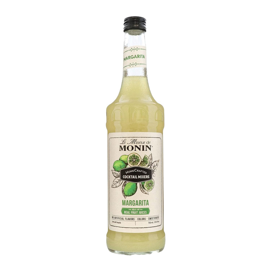Monin - HomeCrafted Margarita Cocktail Mixer, Ready-to-Use Drink Mix, Well Balanced and Made with Real Citrus Juices, DIY Cocktails, Just Add Tequila, Perfect on the Rocks or Frozen (750 ml)