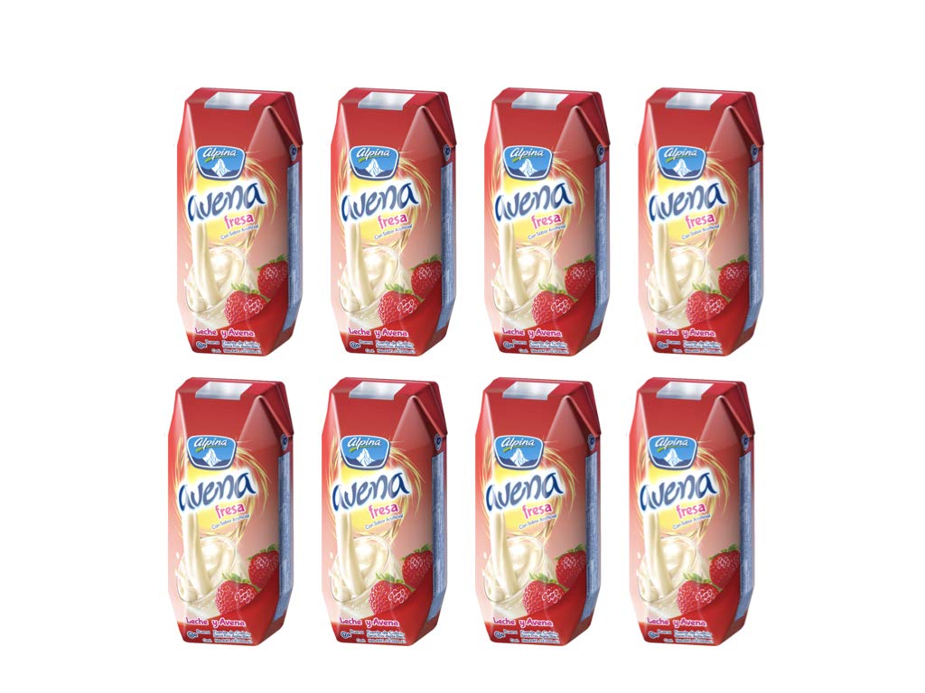 ALPINA Avena Sabor Fresa / Avena Strawberry Flavor 6.7 fl. oz.-Pack 1