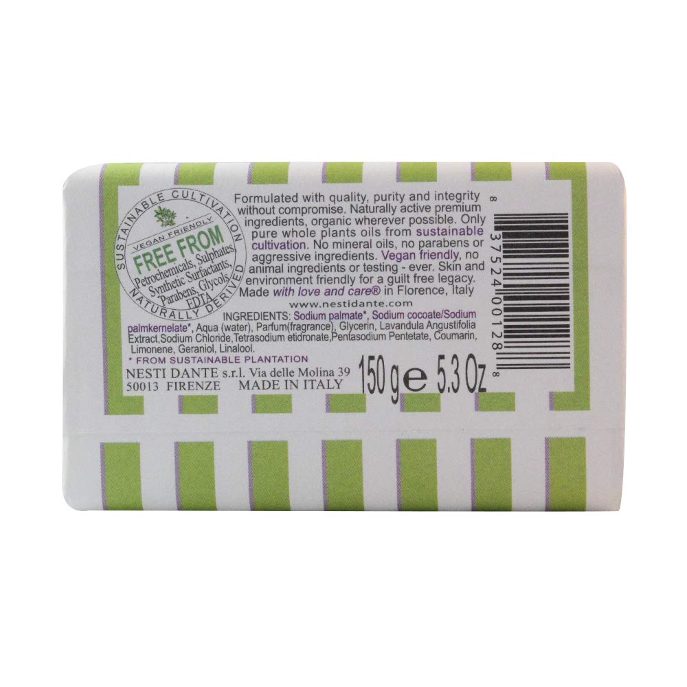 Nesti Dante Le Deliziose LAVENDER Natural Soap 150g Bar