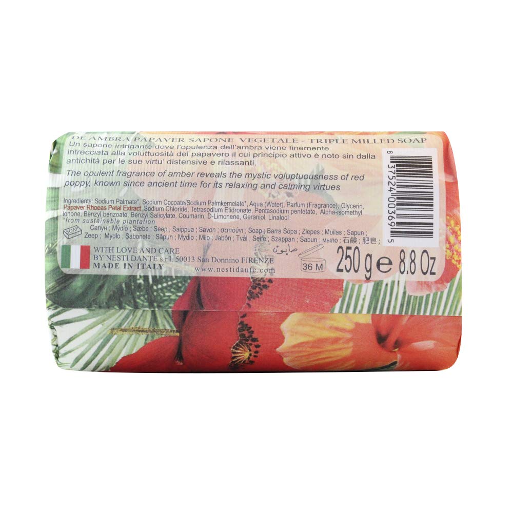 NESTI DANTE Dante de Ambra Papaver No.9 Soap 250 g