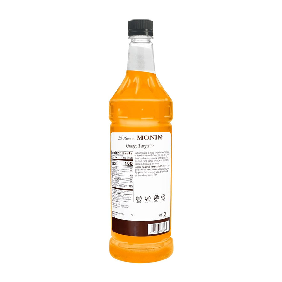 Monin Orange Tangerine Syrup, 1 Liter