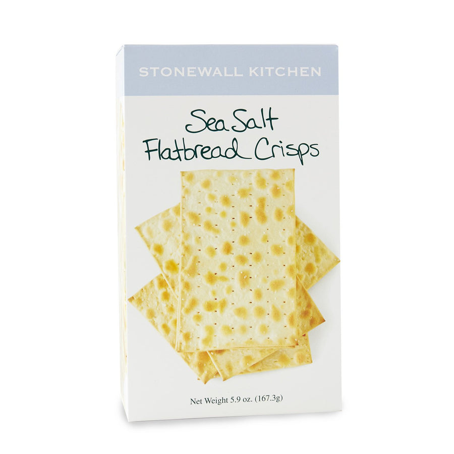 Stonewall Kitchen Sea Salt Flatbread Crisps, 5.9 Ounce Box