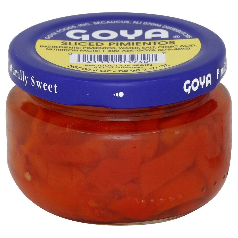 Goya, Pimentos Sliced, 4 Ounce