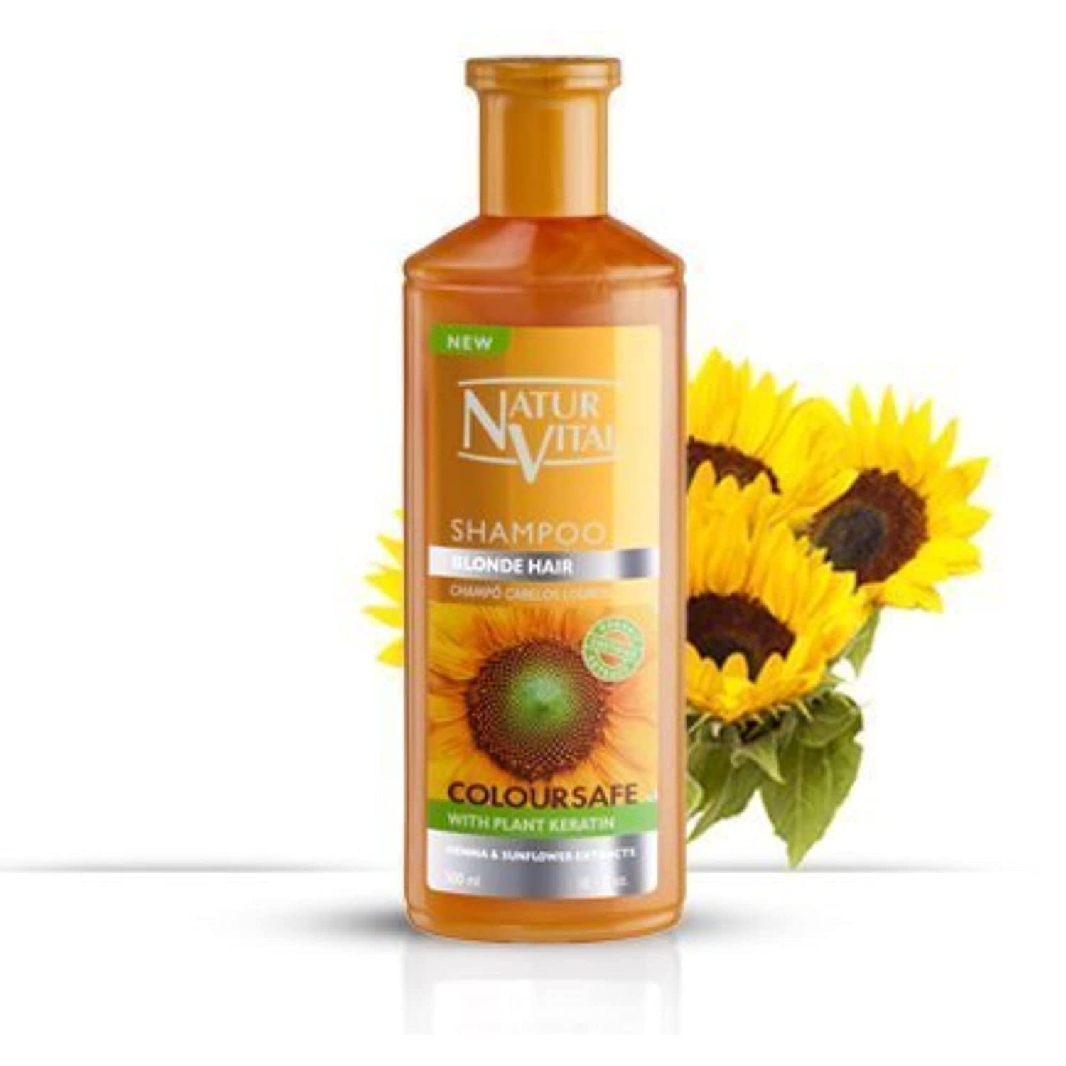 Natur Vital Blonde Henna Shampoo - Colour and Shine - 300 Ml / Natural & Organic