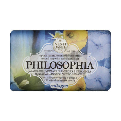 Nesti Dante Philosophia Natural Soap, Collagen/Blue Azalea/Ambrosia Nectar and Starfruit With Vegetal Collagen and Ginseng, 8.8 Ounce