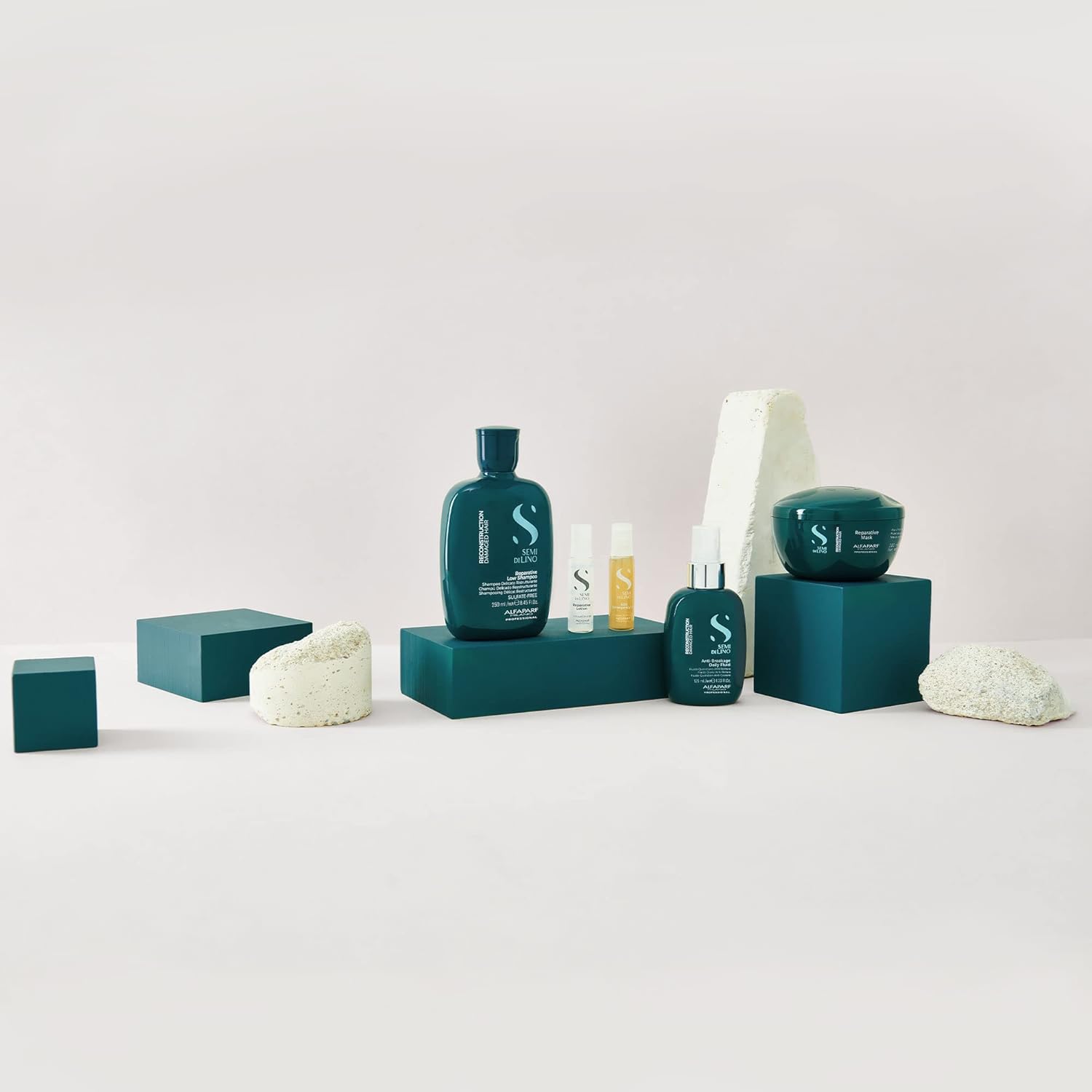 Alfaparf Milano Semi Di Lino Reconstruction Reparative Shampoo for Damaged Hair - Color Safe, Hydrating Shampoo for Dry Hair - Restores Fiber & Elasticity - Sulfate & Paraben Free - Vegan (8.45 oz)