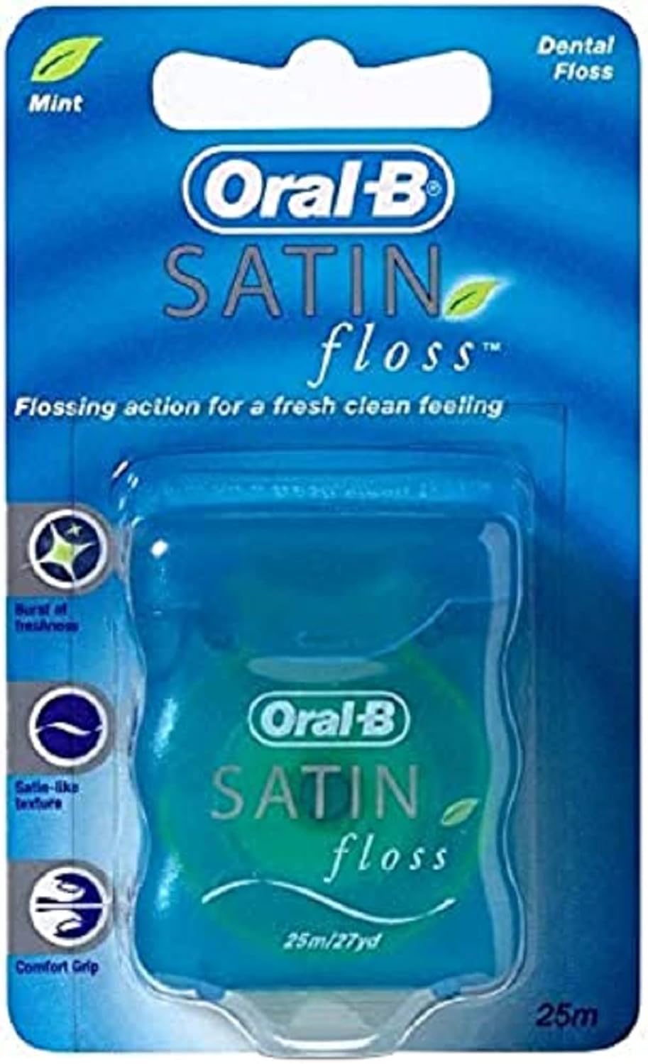 Oral-B Dental Floss, Mint, Satin-like Texture, Pack of 1