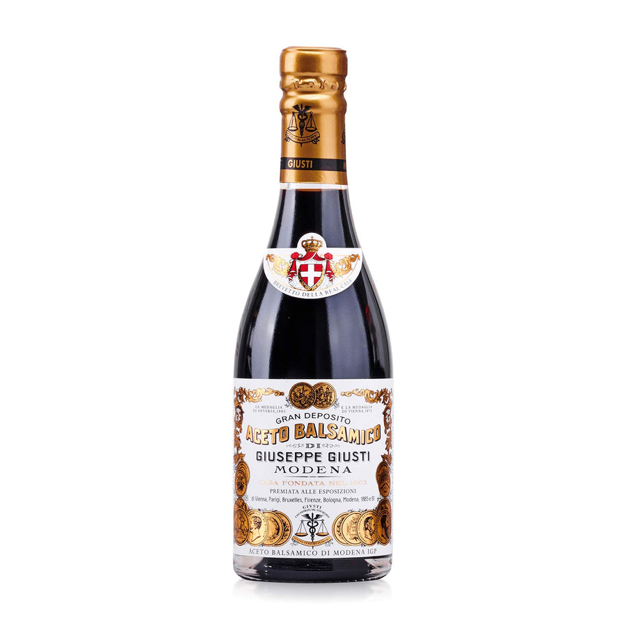 Giuseppe Giusti Aged Balsamic Vinegar of Modena - 2 Gold Medals Aceto Balsamico di Modena - Champagnotta 250ml