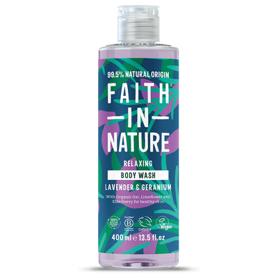 Faith In Nature Lavender & Geranium bodywash 400ml