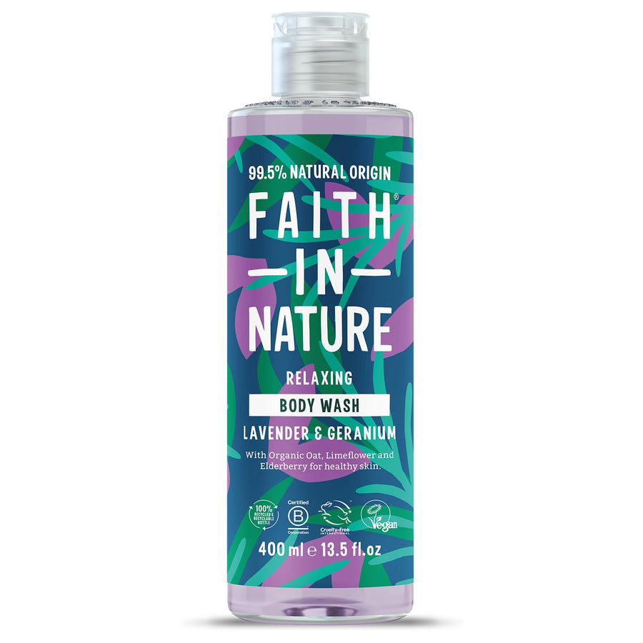 Faith In Nature Lavender & Geranium bodywash 400ml