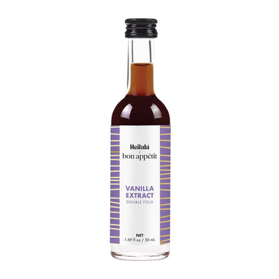 Heilala x Bon Appétit Double Fold Vanilla Bean Extract – Twice the Flavor, and concentration, Sustainably Sourced, 1.69 fl oz