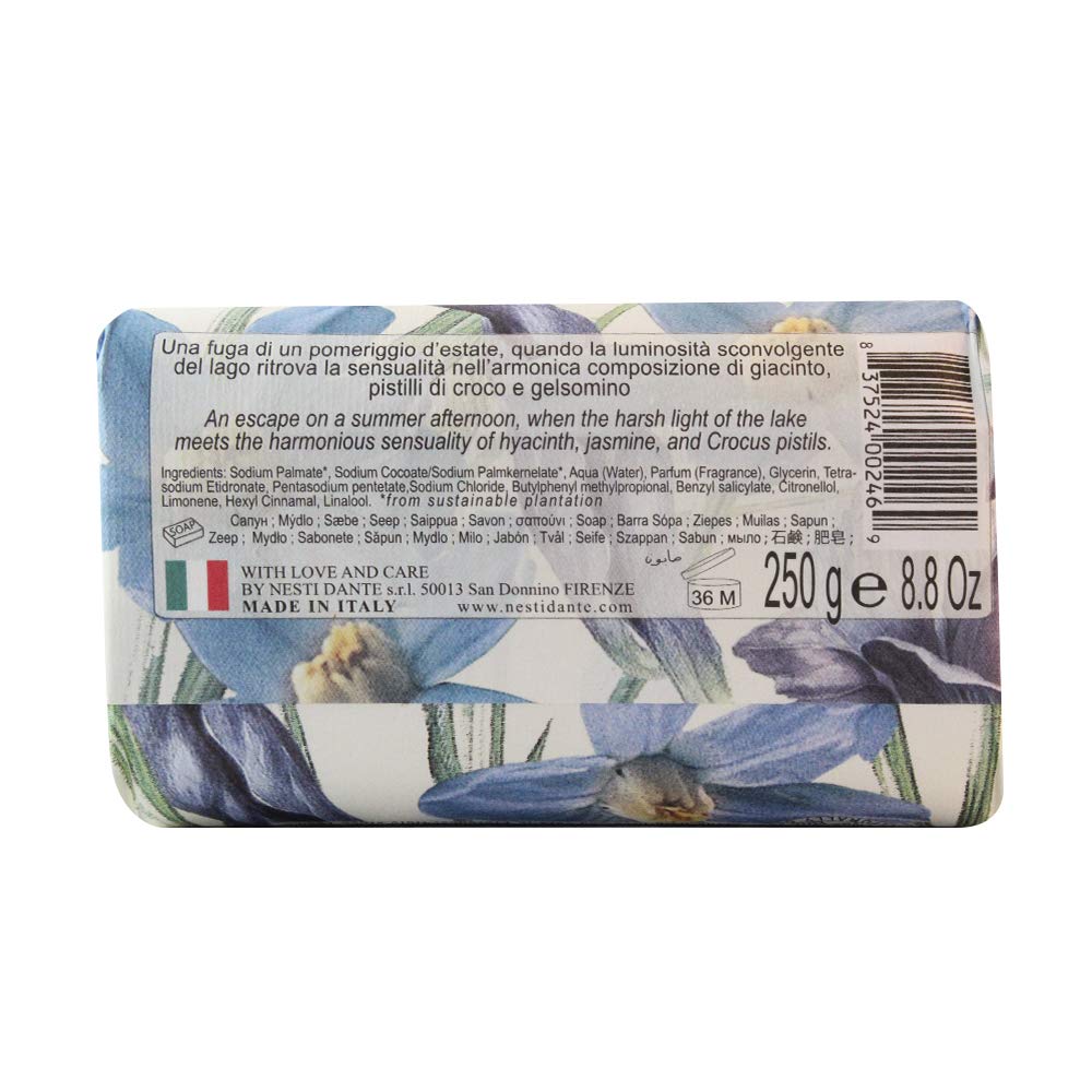 Nesti Dante Dolce Vivere Fine Natural Soap, Lago Di Como, 8.8 Ounce