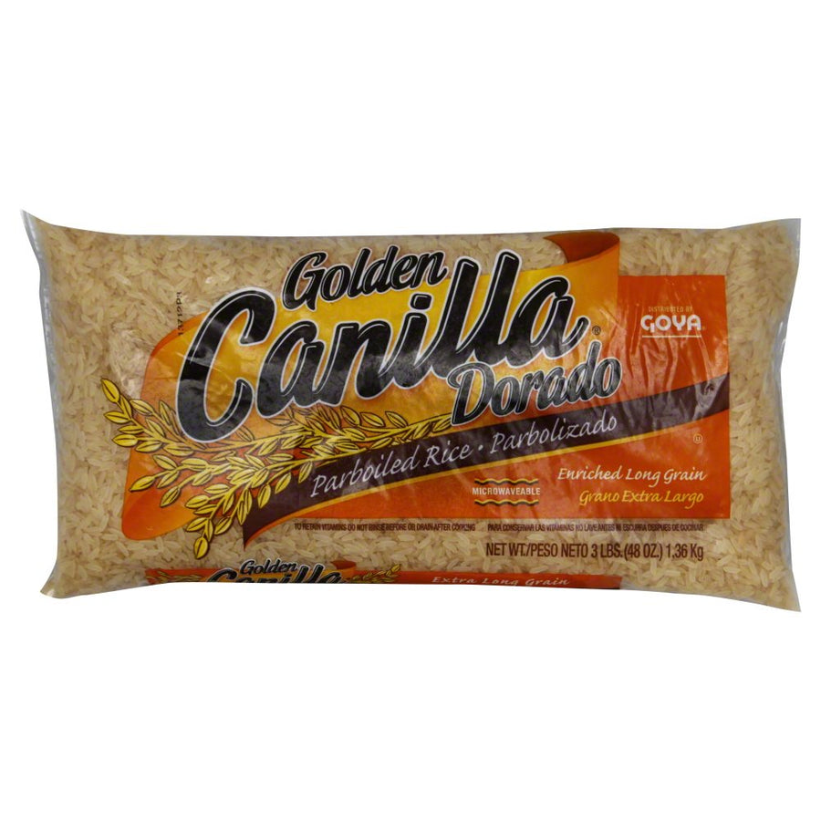 Goya Golden Canilla Parboiled Rice 3 Lb