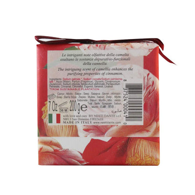 Nesti Dante Gli Officinali Soap, Camellia and Cinnamon/Purifying and Sweetening, 7 Ounce