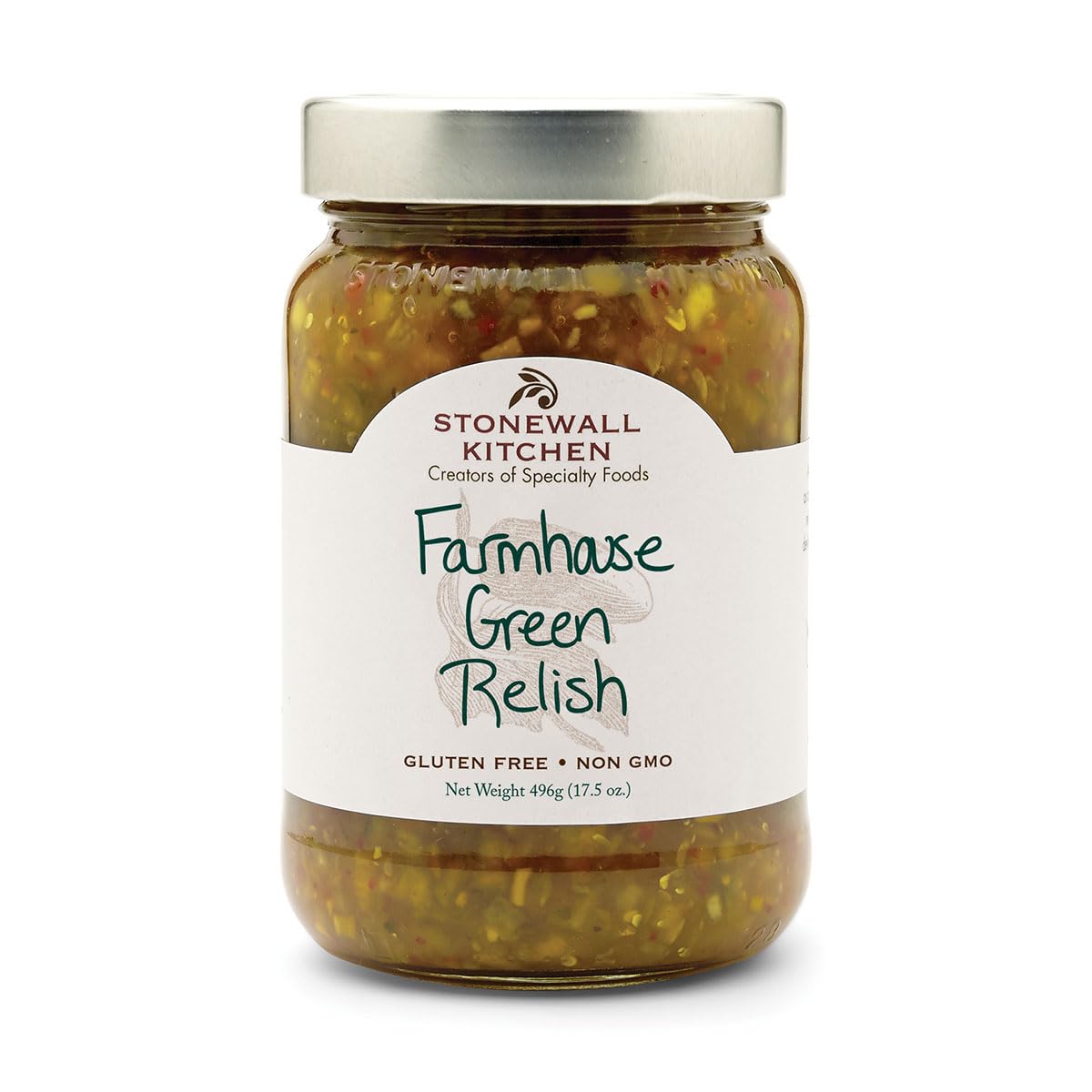 Stonewall Kitchen Farmhouse Green Relish, 17.5 Ounces