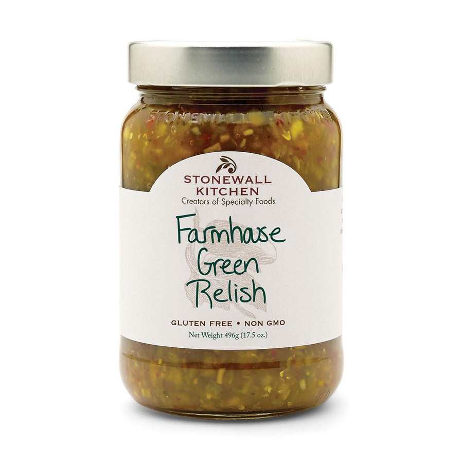 Stonewall Kitchen Farmhouse Green Relish, 17.5 Ounces