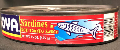 Goya Sardines in Hot Tomato Sauce, Oval, 15 Ounces