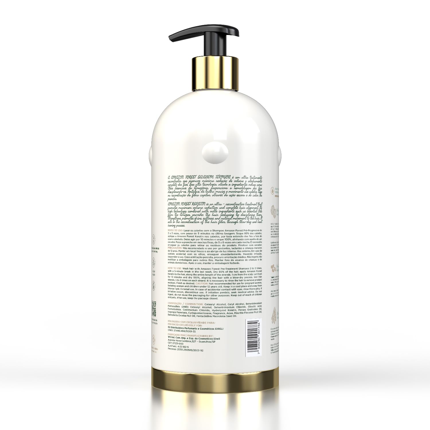 Brscience Amazon Forest Keratin Treatment - Ultra Straightening - 1000mL