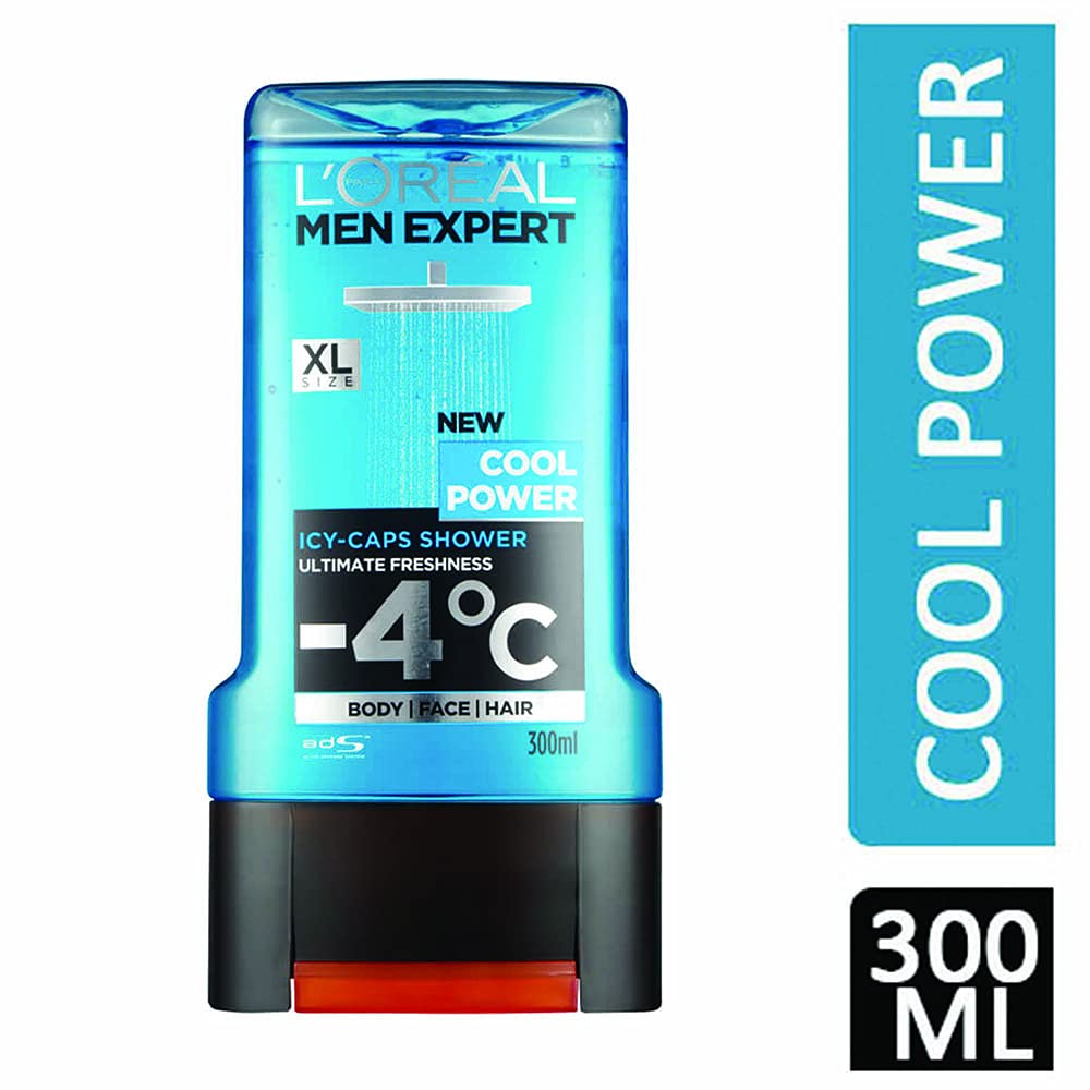 Loreal Men Expert Cool Power Icy – Caps Shower Gel 300 ml with Ayur Product in Combo
