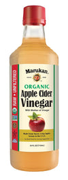 Marukan Organic Apple Cider Vinegar, 24 Ounce Glass Bottle (Pack of 1)