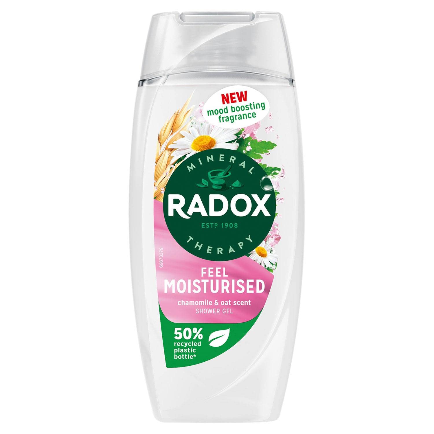 Radox Mineral Therapy Feel Moisturised Shower Gel with Chamomile & Oat Scent- 225ml