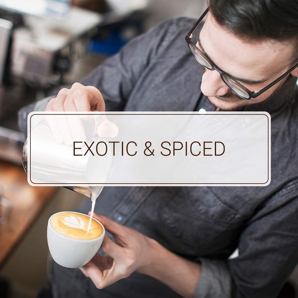 Monin - Chai Tea Concentrate, Spiced Green Tea Flavor, Natural Flavors, Great for Spiced Chai Teas, Coffee Drinks, Dessert Cocktails, and Other Culinary Creations, Non-GMO, Gluten-Free (1 Liter)