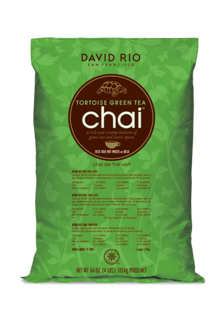 David Rio Tortoise Green Tea Chai, 4 Pound