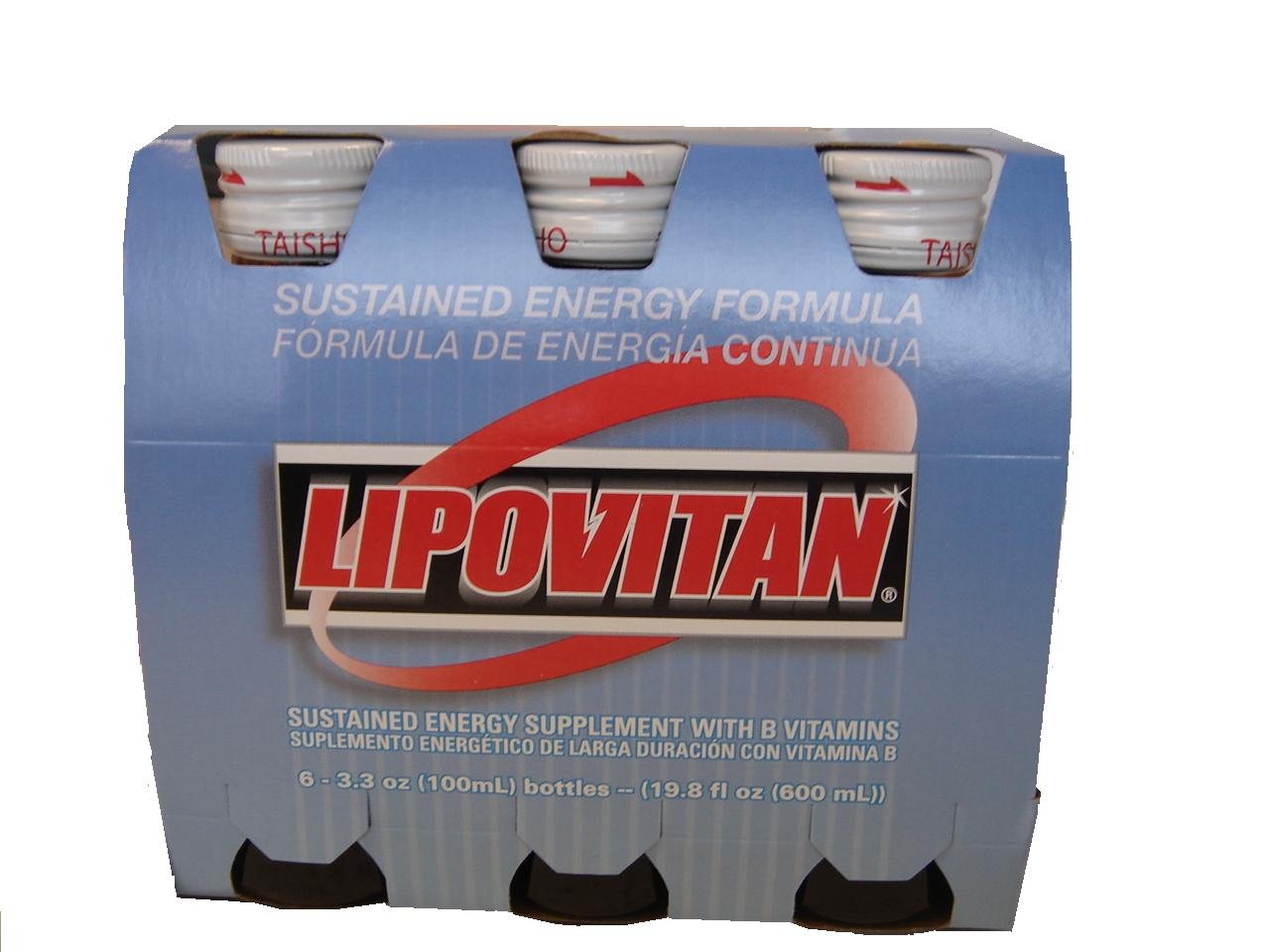 Taisho Lipovitan Vitamin Drink, 3.3-Ounce Units
