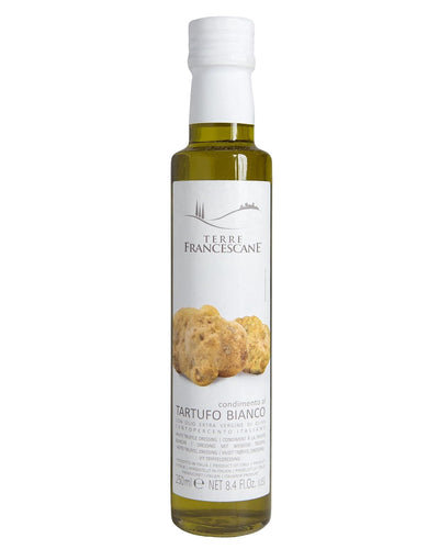 White Truffle Dressing with 100% ITALIAN Extra Virgin Olive Oil - 250ml - 8.45 Fl oz | Directly imported from selected artisanal farms in Italy