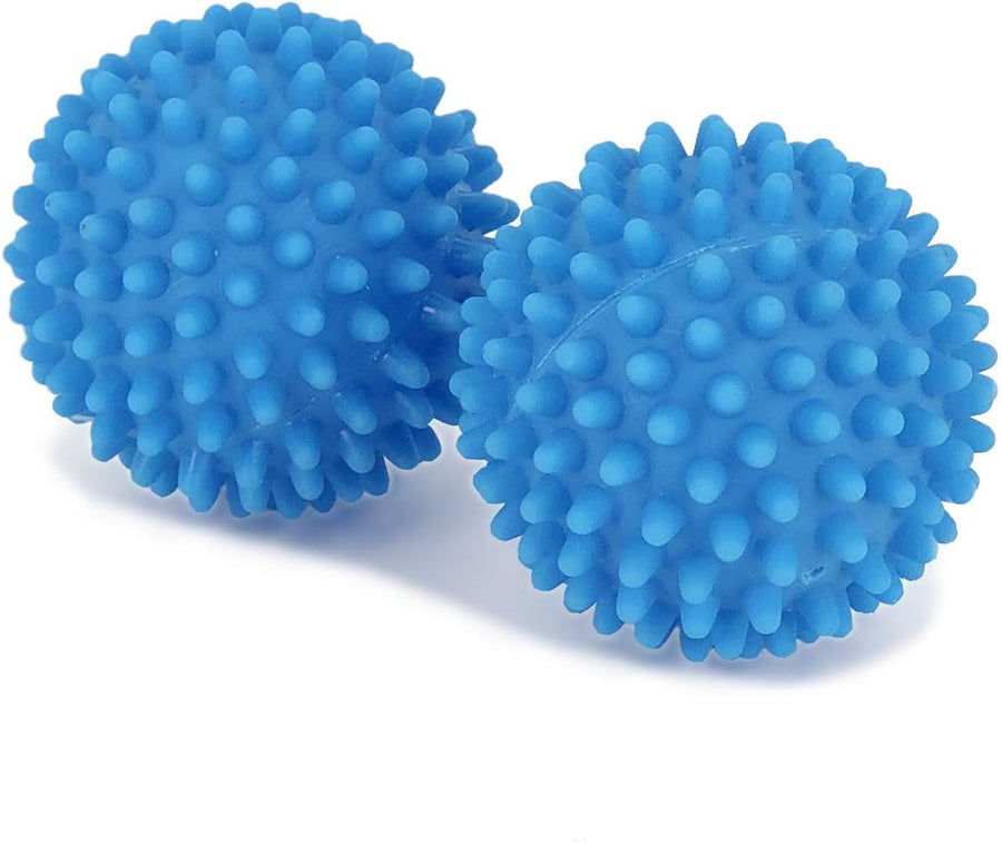 Clorox Reusable Dryer Balls for Laundry – Pack of 2 | Fabric Softener Alternative Anti, Reduces Wrinkles, Clothing Static Cling, and Drying Time, Blue