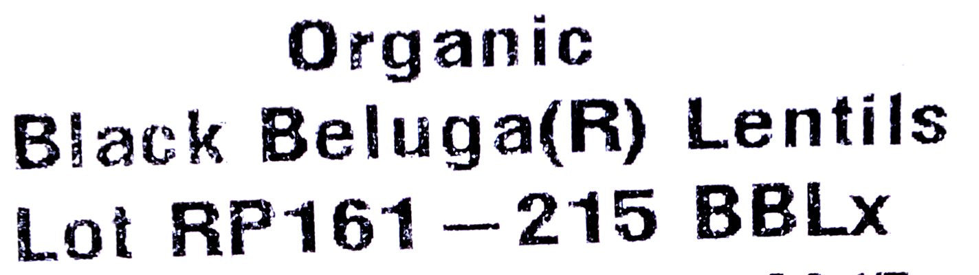 TIMELESS Organic Black Beluga Lentils, 16 OZ