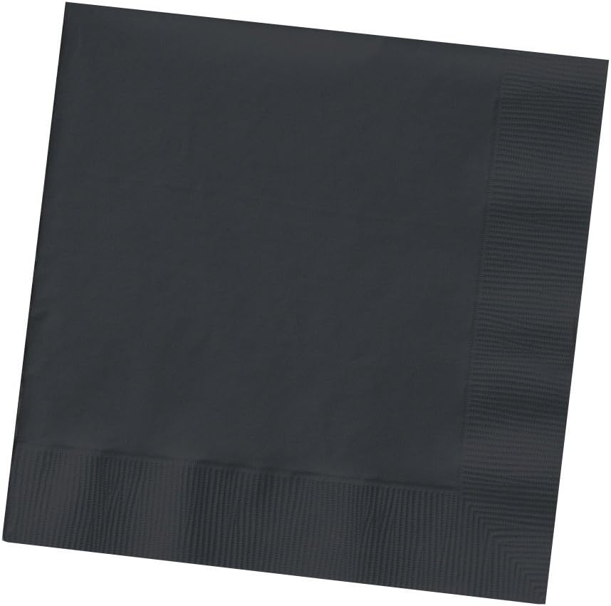 Creative Converting Party Supplies, 5 x 5-inch, Black Velvet