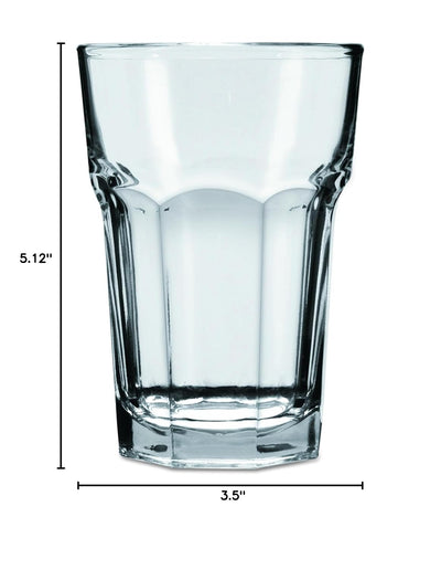 Anchor Hocking 7745U 3-5/8" Diameter x 5-1/8" Height, 14 oz New Orleans Iced Tea Glass (Case of 36)