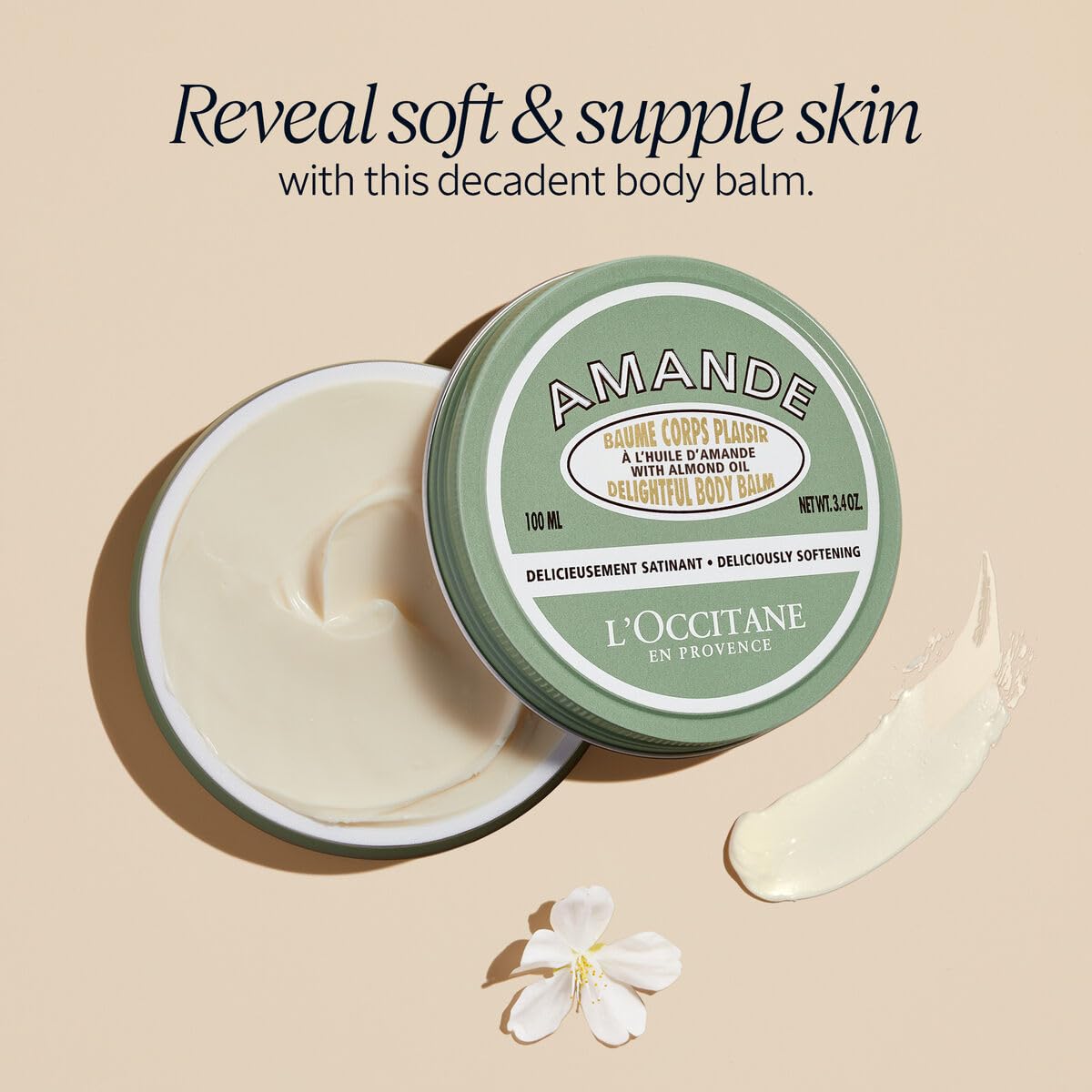 L’OCCITANE Almond Delightful Body Balm 3.4oz.